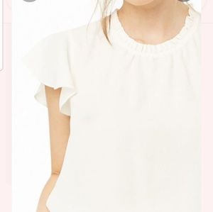 Ruffle Trim Top